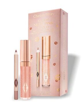 Charlotte Tilbury Glossy Nude Pink Lip Duo – Soft Nude Pink